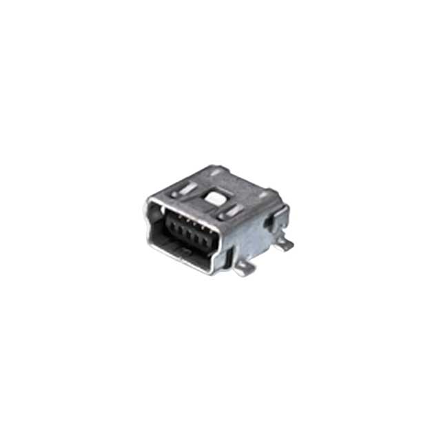 CONN RCPT USB2.0 MINI B R/A SMD  (1734035-4)