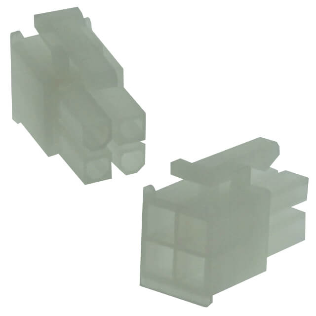 CONN 4P (2x2) 4.20MM MALE HOUSING MINI FIT (L-KLS1-4.20-2X02-MH)