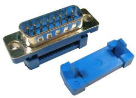 CONNECTOR DSUB 25P IDC WITH MALE FLAT TYPE BLUE THT (L-KLS1-222-25-M-L)