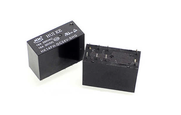 RELAY DOUBLE CONTACT 24V 16A THT (HK14FH-DC24V-SHG)