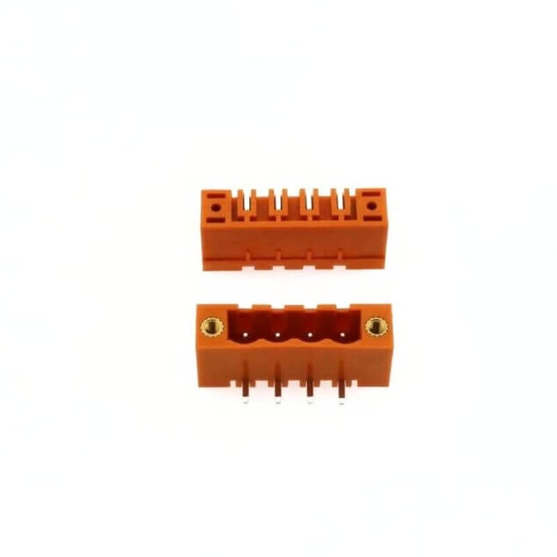 TERM 4P 5.08MM 90* ORANGE CLOSED MALE SCREW MOUNT THT (2EDGRM-5.08-04P-15-00AH)