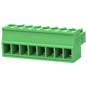 TERM 8P 3.5mm 180* GREEN FEMALE  - BYTE 09328  - 15EDGK-3.5-08P-14-00AH