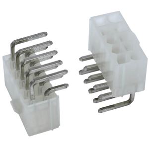 CONN 4.20mm 10P(2x5) 90° MALE WHITE R/A THT - BYTE 09794  - L-KLS1-4.20-2X05-R