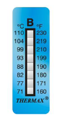 SICAKLIK ÖLÇÜM ETİKETİ (THERMAX 8 LEVEL B)