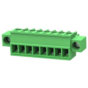 TERM 8P 3.5mm 90° GREEN FEMALE SCREW MOUNT  - BYTE 10009  - 15EDGKM-3.5-08P-14-00AH