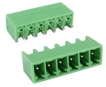 TERM 6P 3.81mm 180° GREEN CLOSED MALE THT  (15EGTVC-3.81-06P-14-00AH)