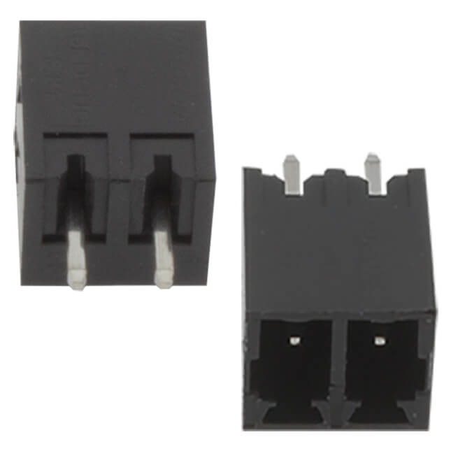 TERM 2P 3.81mm 180° BLACK CLOSED MALE THT (15EDGVC-3.81-02P-13-00AH)