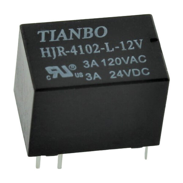 RELAY POWER 3A 12VDC 1FormC THT (HJR-4102-L-12VDC-S-Z)
