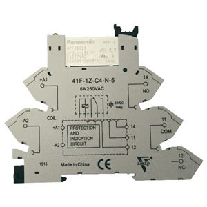 RELAY 6A 24V 1PNC WITH SPRING SOCKET (41F-1Z-C4) THT - BYTE 14271  - APF30224+YYS