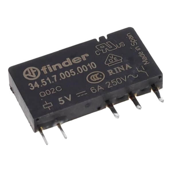 RELAY 6A 5V 1PNC SPDT 1 Form C THT (34.51.7.005.0010)
