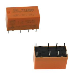 RELAY 2A 3VDC 2PNC TELECOM (DS2) TYPE THT - BYTE 14302  - HJR1-2C-L-03VDC-S-ZY