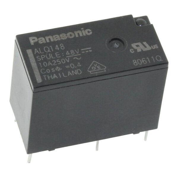 RELAY POWER 10A 48VDC 1FormC THT (ALQ148A01)