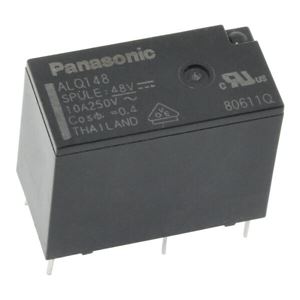 RELAY POWER 10A 48VDC 1FormC THT - BYTE 14304  - ALQ148A01