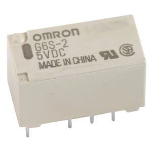 RELAY 2A 5VDC 2PNC TELECOM  THT - BYTE 14305  - G6S-2 DC5