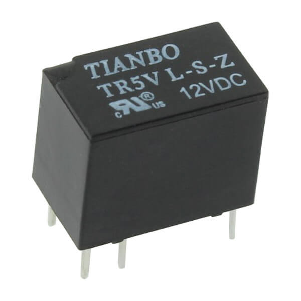 RELAY 1A 12VDC 1FormC TELECOM TYPE THT (TR5V-L-S-Z/12VDC)