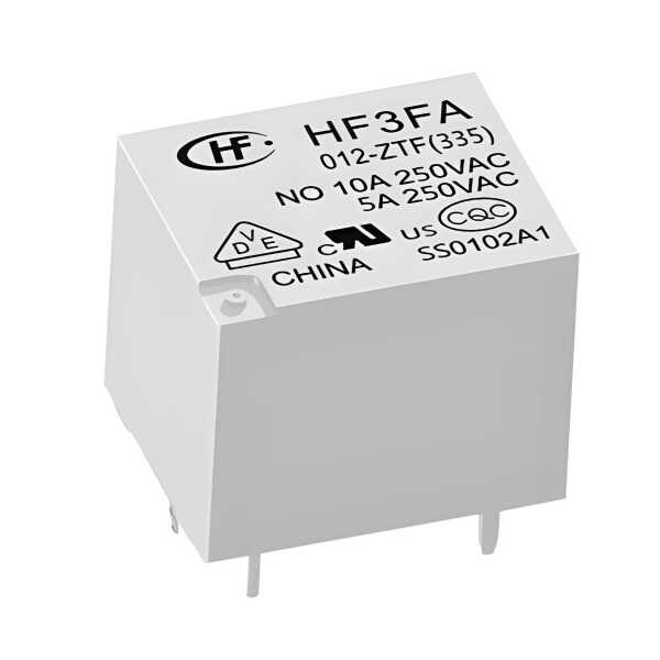 RELAY POWER 10A 12VDC 1FormC THT (HF3FA/012-ZTF(928))