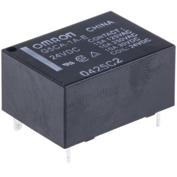 RELAY 15A 24VDC 1FormA THT (G5CA-1A-E DC24)