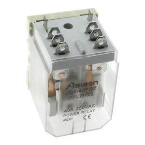 RELAY 40A 24VDC DPDT (2Form C) SCREW MOUNTING THT - BYTE 14320  - JQX-40F-2Z-DC24V