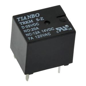 RELAY POWER 7A 5V ULTRA MINI (JJM) THT - BYTE 14323  - TRKM-D-S-Z-5VDC
