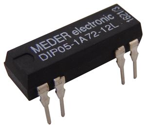 REED RELAY 5V 0.5A PNC1 THT - BYTE 14334  - DIP05-1A72-12L