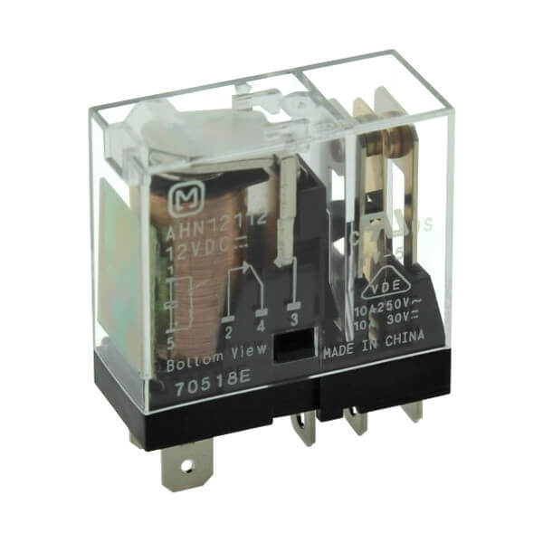 RELAY 10A 12VDC WITH LED 1PNC THT (AHN12112)