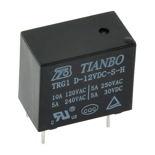 RELAY 3A 12VDC 1 FORM C THT (TRG1-D-12VDC-S-Z)
