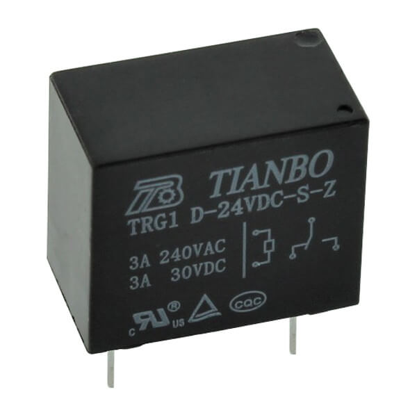 RELAY 3A 24VDC 1 FORM C THT (TRG1-D-24VDC-S-Z)