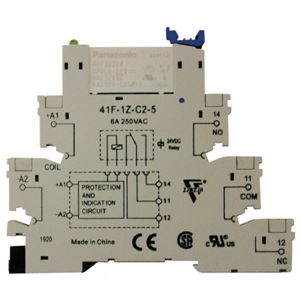 RELAY 6A 24V 1PNC WITH SCREW SOCKET (41F-1Z-C2) THT - BYTE 14356  - APF30224-VDS-AC/DC