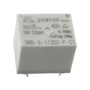 RELAY 10A 12V SPDT 6x22x16MM THT - BYTE 14382  - SRD-S-112D2-F-C1