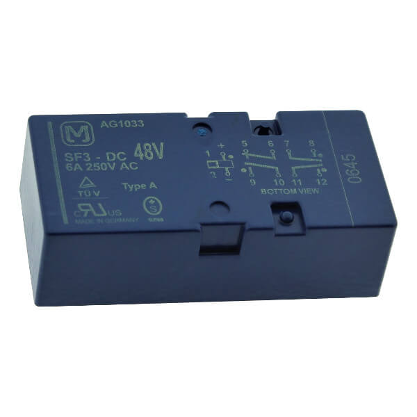 RELAY 6A 48V 3PNC PANASONIC THT (SF3-DC48V)