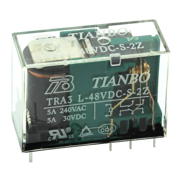RELAY POWER 5A 48VDC 2P THT (TRA3-L-48VDC-S-2Z)