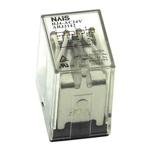 RELAY INDUSTRIAL 5A 24VAC 2PNC NAIS THT - BYTE 14457  - HJ4-AC24V