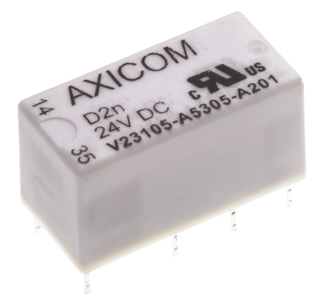 RELAY 24VDC 3A DPDT THT (V23105A5305A201)