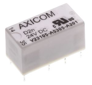 RELAY 24VDC 3A DPDT THT - BYTE 14464  - V23105A5305A201