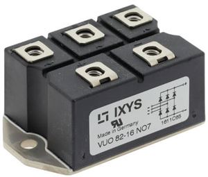 DIODE BRIDGE 88A 1600V 3PH IXYS CHASSIS - BYTE 16510  - VUO82-16NO7