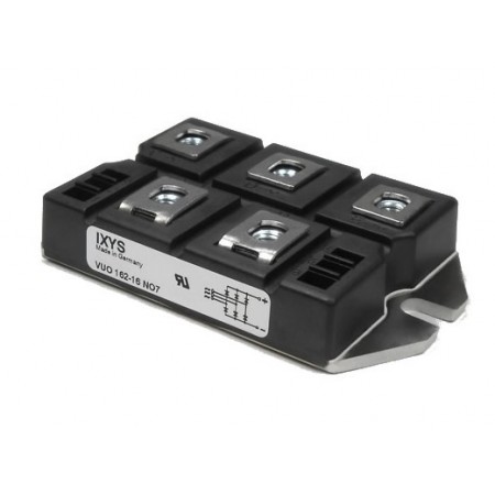 DIODE BRIDGE 175A 1600V 3PH IXYS CHASSIS (VUO162-16NO7)