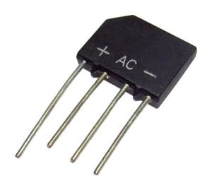 DIODE BRIDGE 2A 600V 1PH 4-SIP-2S THT - BYTE 16567  - D2SB60A-7000