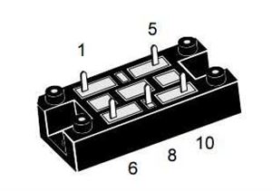DIODE BRIDGE 30A 2000V 3PH IXYS CHASSIS - BYTE 16612  - VUE30-20NO1