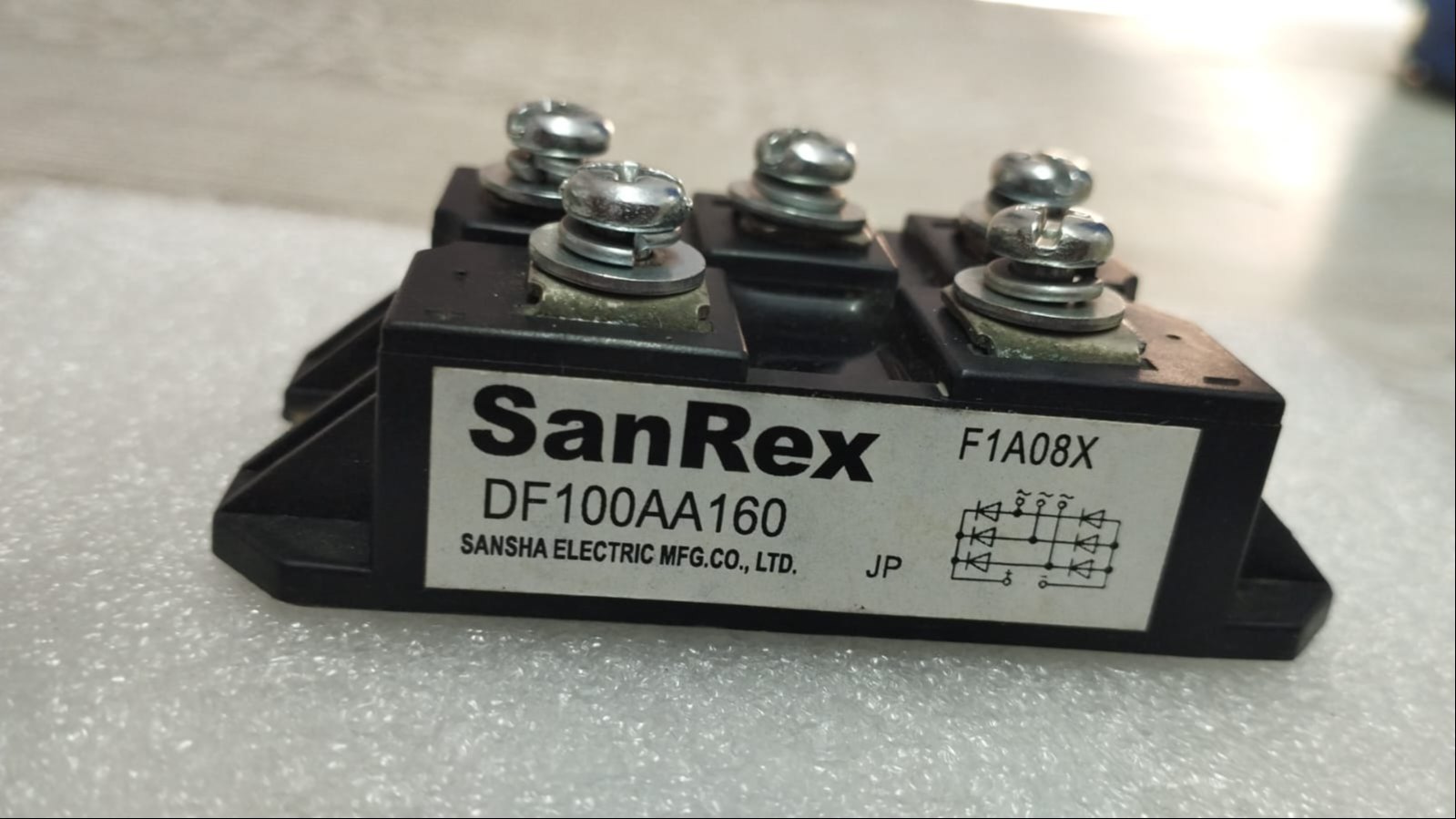DIODE BRIDGE 100A 1600V 3PH CHASSIS (DF100AC160)