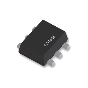 DIODE TVS 5.25V 17V SOT666 SMD - BYTE 17573  - USBLC6-2P6