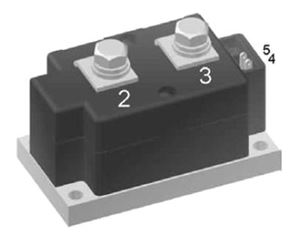 DIODE MODULE 560A 1600V - BYTE 18618  - MDO500-16N1