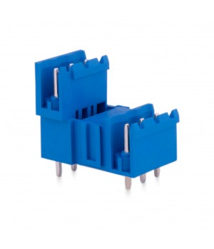 KLM 2x3P 5.08MM 180° (KATLI) BLUE MALE THT (SBDK 5,08-KE2/3 10.575)