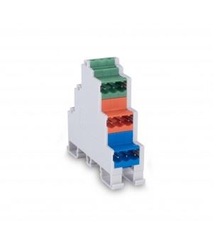 KLM 8P 5.08MM (ÜÇ KATLI ÜÇ RENKLİ SOKET) ORANGE THT - BYTE 26516  - RTKSK 5,08-3x8 16.508