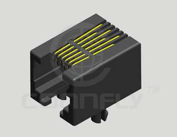 CONN 6P6C TH MODULAR JACK (R11,RJ12,RJ14,RJ25) THT (DS1133-03-S60BX)